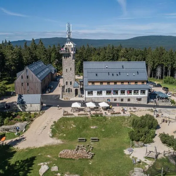 Hotel Královka, hotelli kohteessa Weissbach