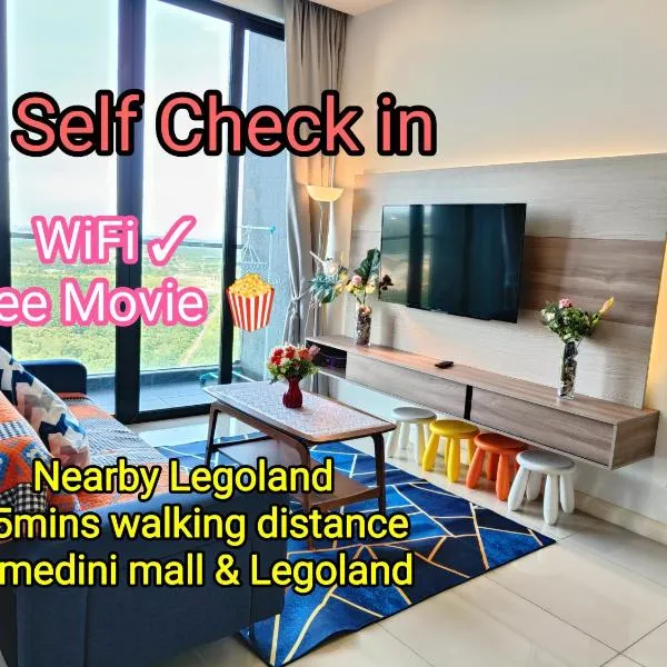 ZUNCY T21,T23 , walk to Legoland, Medini, Bukit indah, hotel i Nusajaya