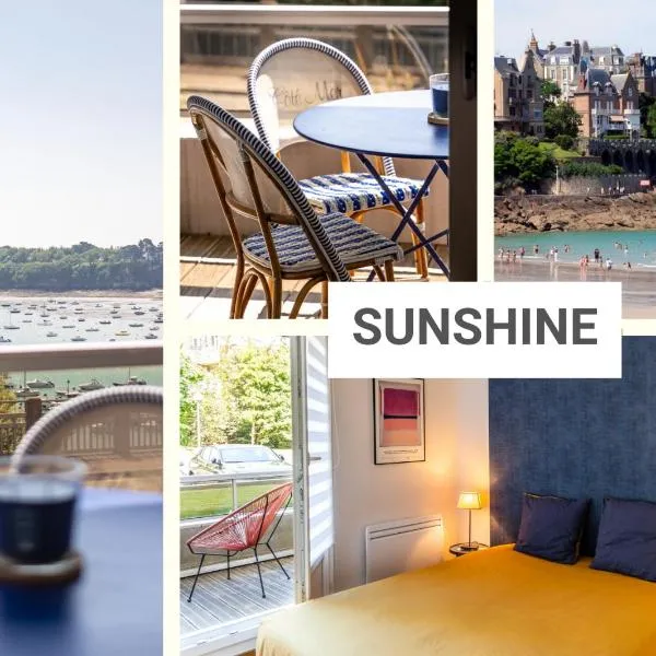 SUNSHINE - Appartement 2pers - terrasse vue mer - Dinard, hotelli kohteessa Dinard