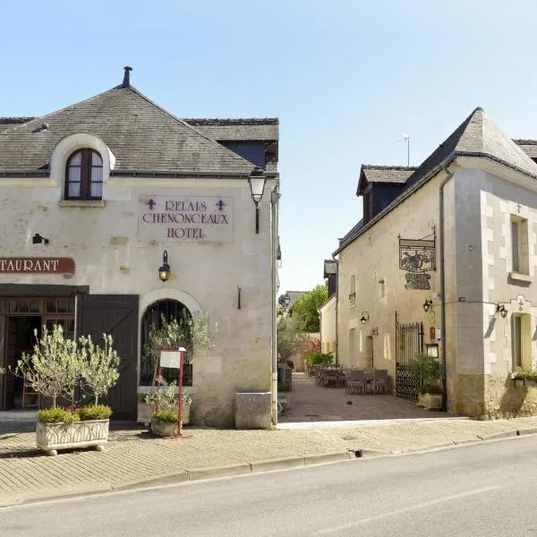 Logis Hôtels Restaurant Le Relais Chenonceaux, viešbutis mieste Šenonsas