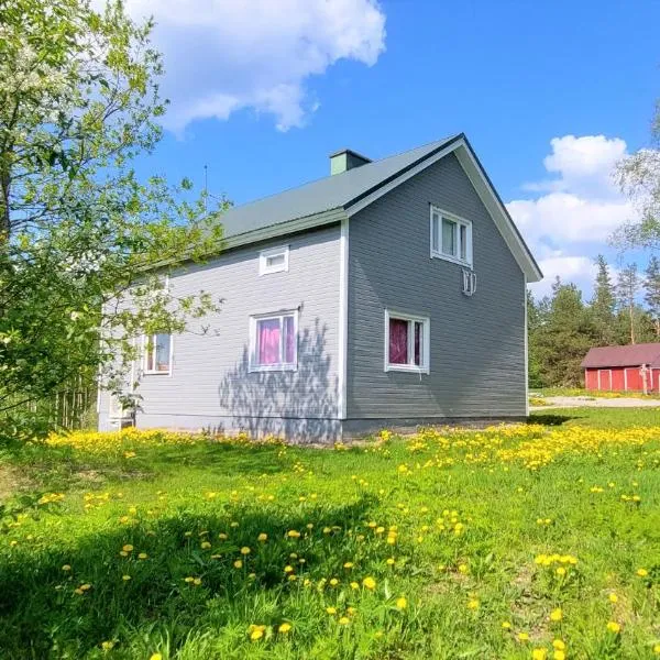 Villa Mummola Neljän makuuhuoneen asunto lähellä jokea, hotell i Parikkala