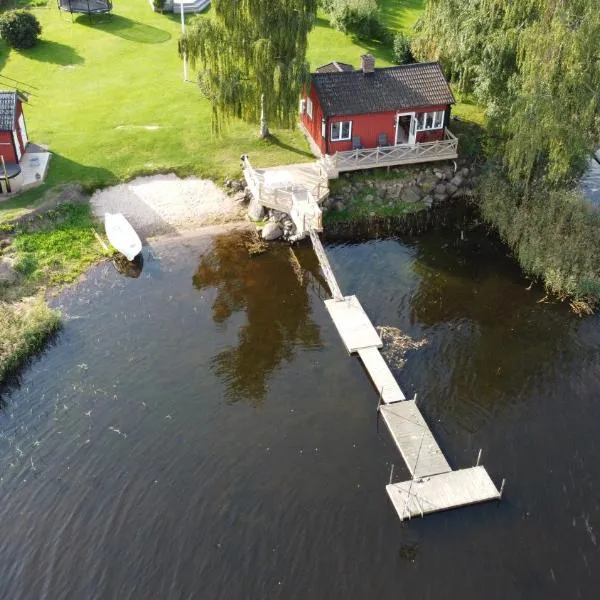 Private Lake Cabin, hotell i Huskvarna