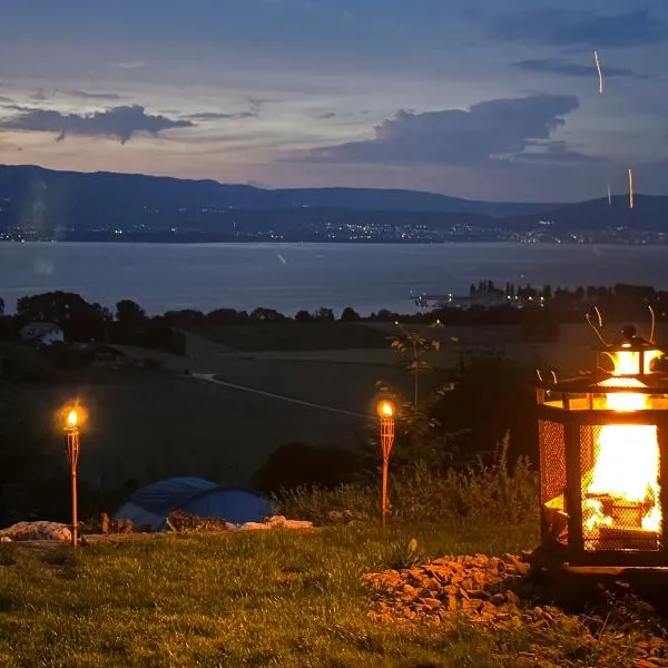 Appartement chalet avec une vue panoramique l'endroit idéal pour se ressourcer, hôtel à Payerne