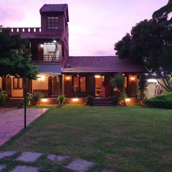 Anchorage - Mesmerizing villa with lawn, BB court, hotel i Mamallapuram