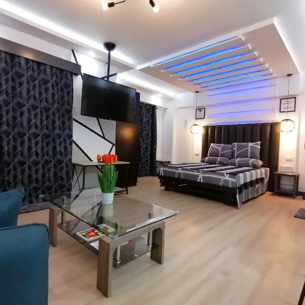 Condo Azur Suites E507 near Airport, Netflix, Stylish, Cozy with swimming pool, hotel Liloanban