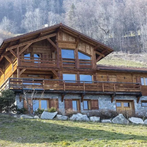 Chalet face au Mont-blanc, hotel a Megève