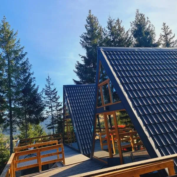 Cabane A-frame CeziAde Tihuta, viešbutis mieste Colibiţa