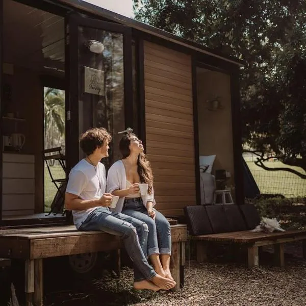 Viesnīca Cockatoo Cabin by Tiny Away pilsētā Palmwoods