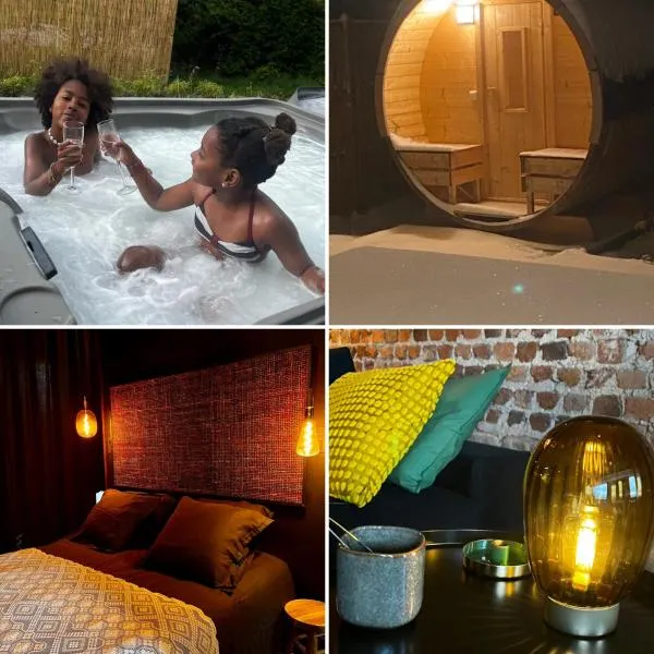 Gîte Sept Fontaines * Jacuzzi & Sauna, hotel v destinácii Hannut