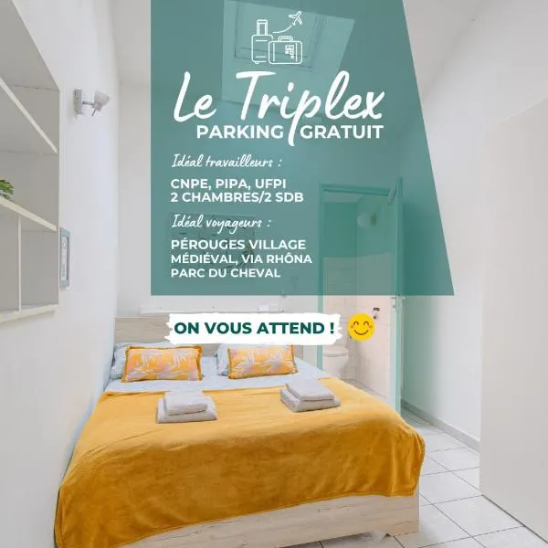 Le Triplex proche CNPE, PIPA, Via Rhôna – hotel w mieście Lagnieu