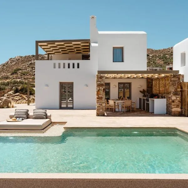 Thalelion 3 bedroom Villas with private pool and Jacuzzi, khách sạn ở Naxos Chora