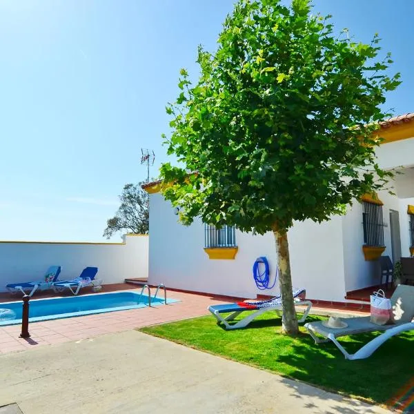 Chalet Chaparrillo Conil Alquileres Atardecer, hotell i Cádiz