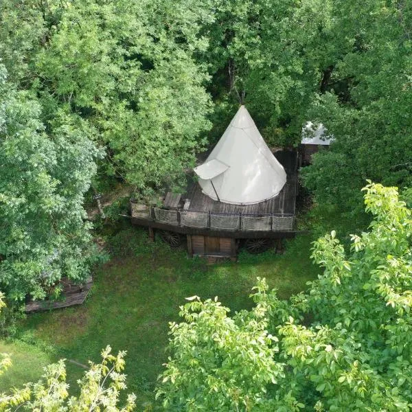 Le tipi à Marie, déconnectez- vous !!!, hotell i Boissezon