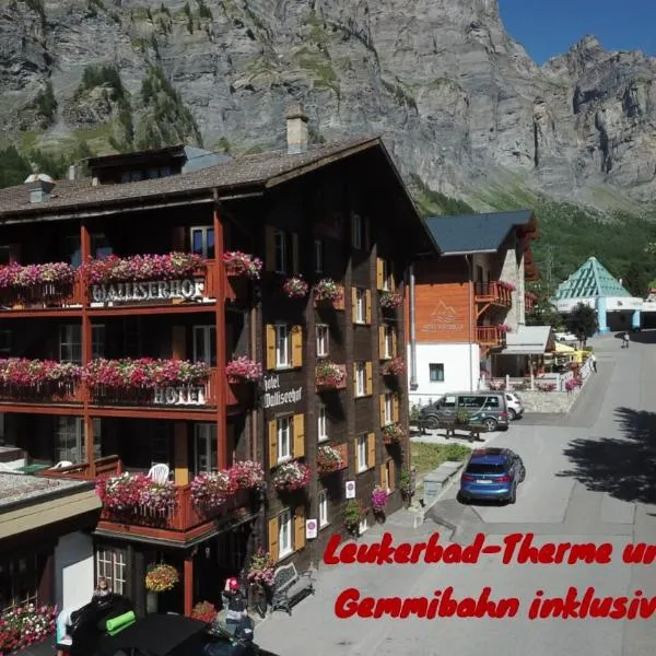 Hotel Walliserhof-Leukerbad-Therme, hotel v destinácii Leukerbad