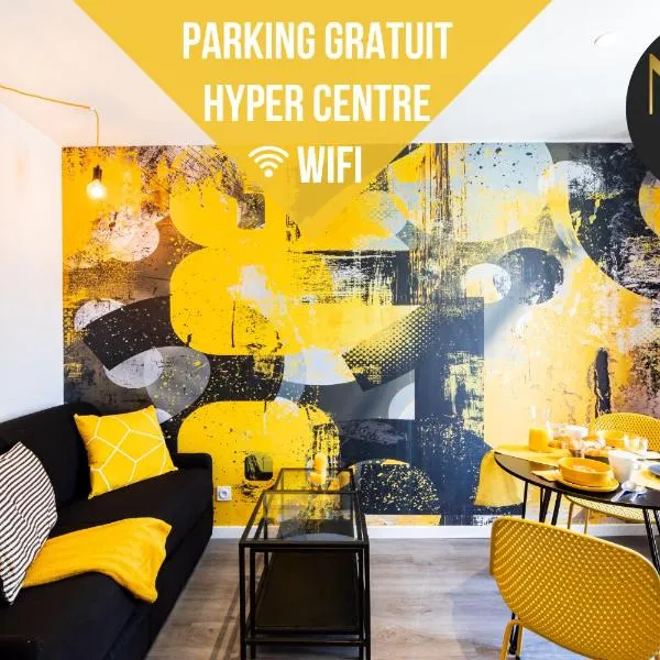 Le Black & Yellow - Appart'Hôtel - Clim - Netflix - Parking Gratuit - Nestor & Margot, hotel v mestu Agen