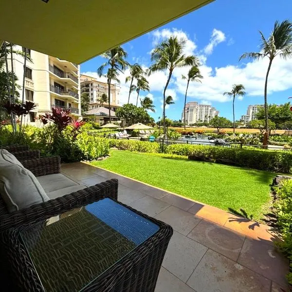 Luxury Ko Olina Beach Rental B105 Ground floor with Private Garden 1parking, hotel v destinácii Waianae