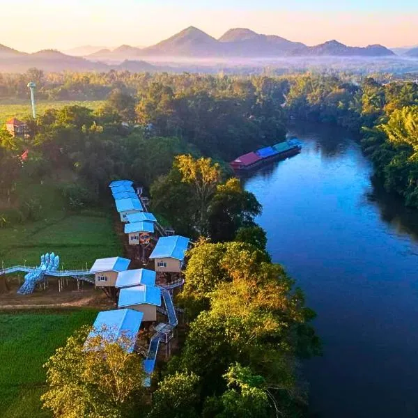 Yoko River Kwai Resort, hotel em Ban Thap Sila