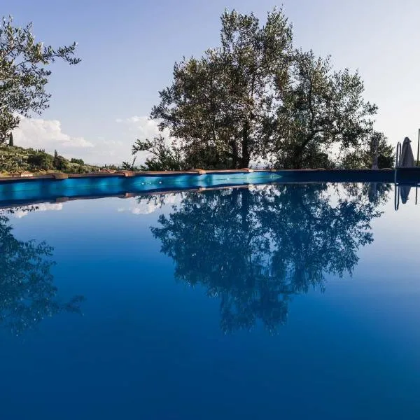 Tuscany Villa Gorello. Villa in Toscana. Jacuzzi con tetto in cristallo,piscina, hotel din Arezzo