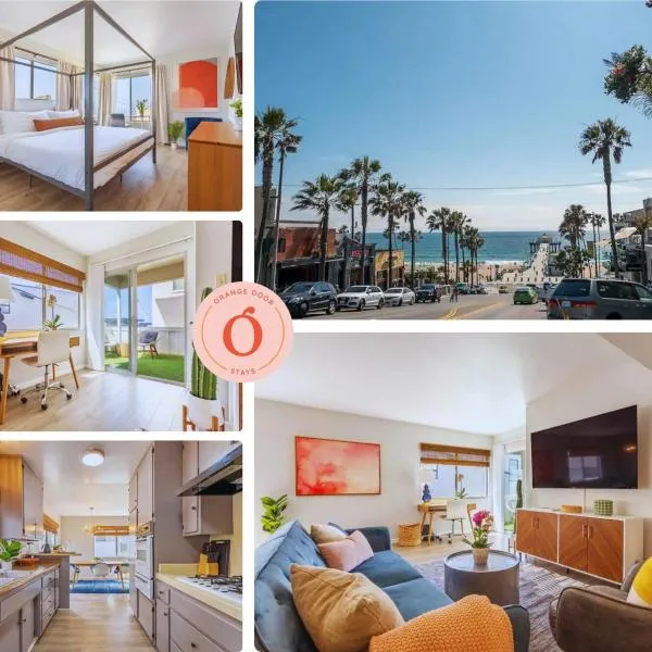 Downtown Manhattan Beach 3 Bed Townhouse Parking, hotell i Long Beach