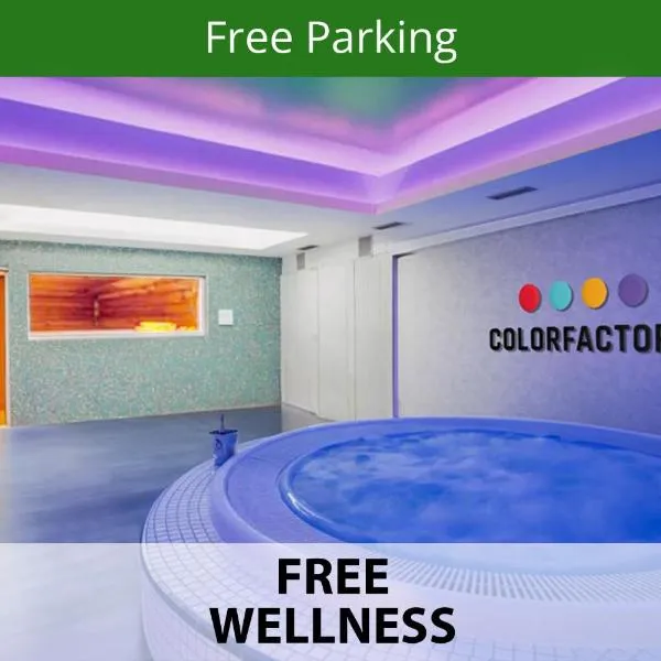 COLORFACTORY SPA Hotel - Czech Leading Hotels, hotel di Prague