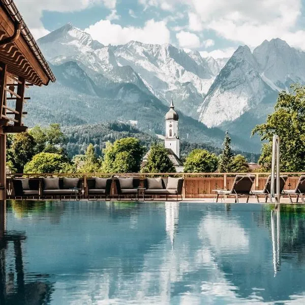 Werdenfelserei: Garmisch-Partenkirchen şehrinde bir otel