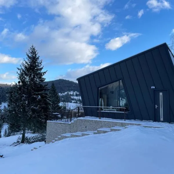 Tiny One cu Jacuzzi în Tiny Land – hotel w mieście Lacu Roșu