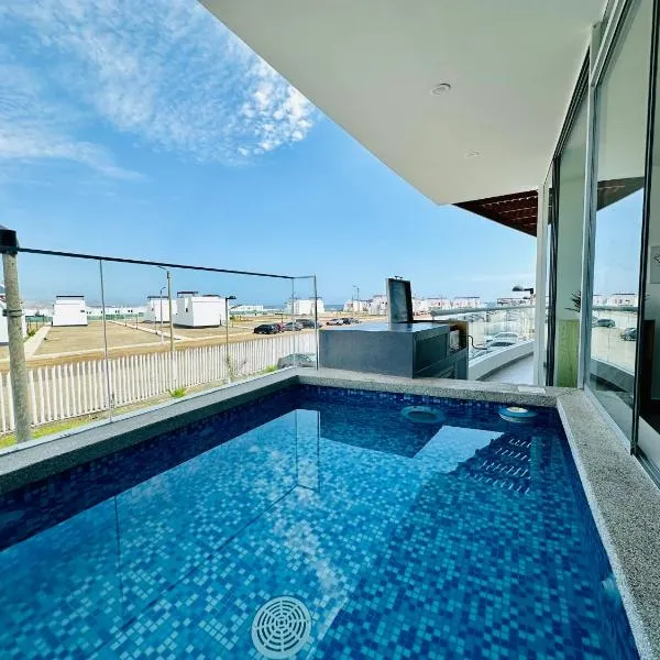 ¡A 3 minutos de la Playa! Hermoso Departamento de Estreno con Piscina y Parrilla, ξενοδοχείο σε Asia