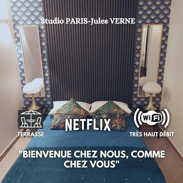 PARIS-JulesVERNE-Bienvenue-Terrasse-Netflix, hotel di Pantin