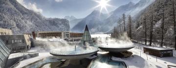 Pramogų parkas „Aqua Dome Therme Längenfeld“: viešbučiai netoliese