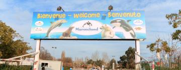 Viesnīcas netālu no apskates objekta tematiskais parks Marineland Antibes