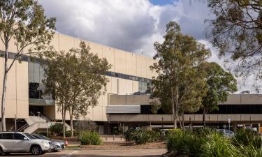 Viesnīcas netālu no apskates objekta arēna Brisbane Entertainment Centre