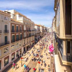 a Calle Marqués de Larios bevásárlóutca, Málaga