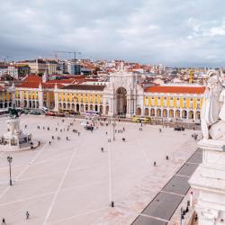 a Praça do Comércio, Lisszabon