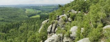 Hytter i Böhmisch-Sächsische Schweiz