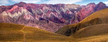 Casas rústicas em Quebrada de Humahuaca