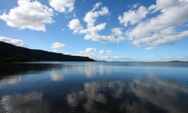 Strandhäuser in der Region Lake Taupo