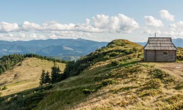 Cabanes i cottages a Carpathians - Ukraine