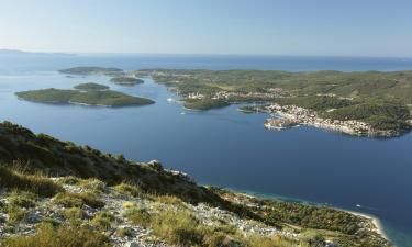 Appartementen op Korcula Island