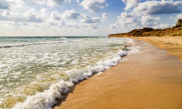 Strandhäuser in der Region Schwarzmeerregion Bulgarien