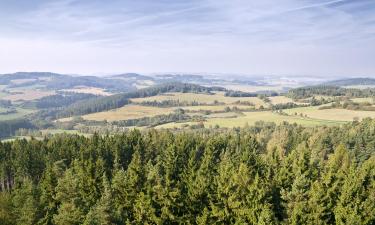 Boenden vid stranden i South Bohemia