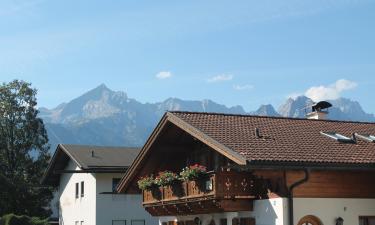 מקומות אירוח ביתיים באזור Zugspitze