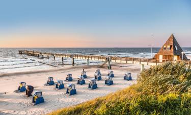 Strandhäuser in der Region Mecklenburg-Vorpommern