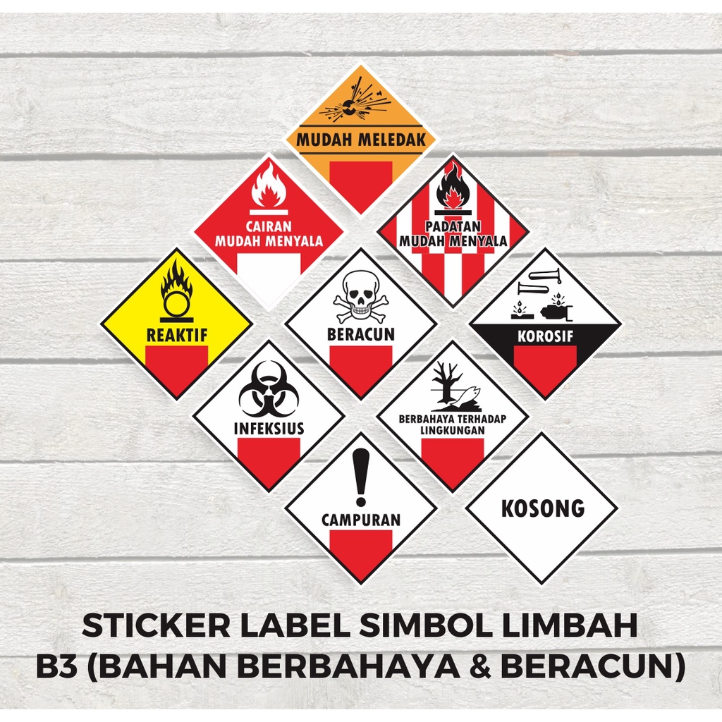 Jual Stiker Simbol Label Limbah Bahan Berbahaya Dan Beracun Lb | My XXX ...