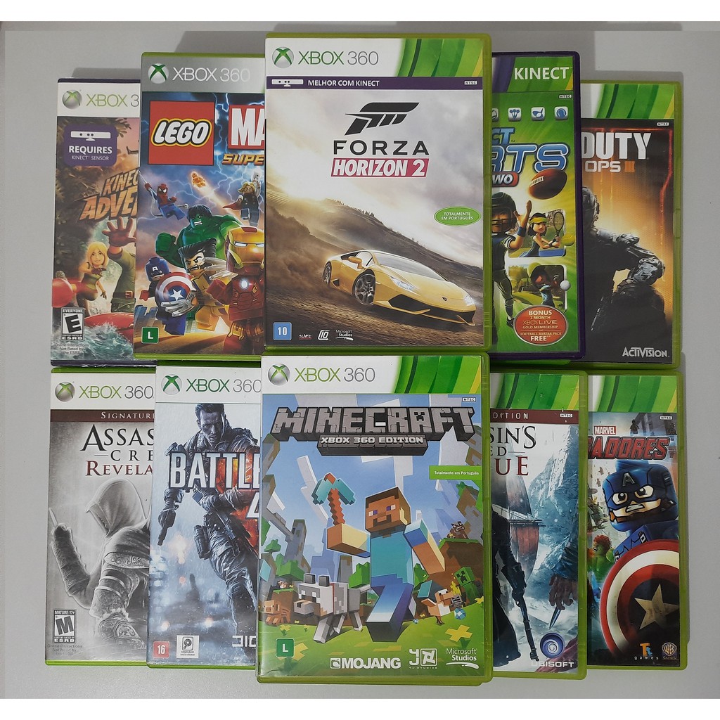 Jogos Xbox 360 Em Português Originais Mídia Física