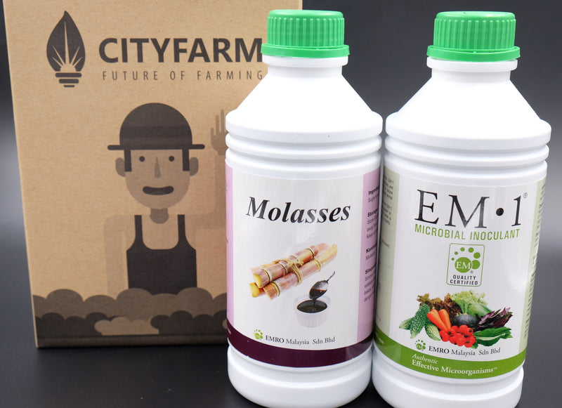 EM-1 Microbial Inoculant + Molasses (EMAS Kit) - CityFarm