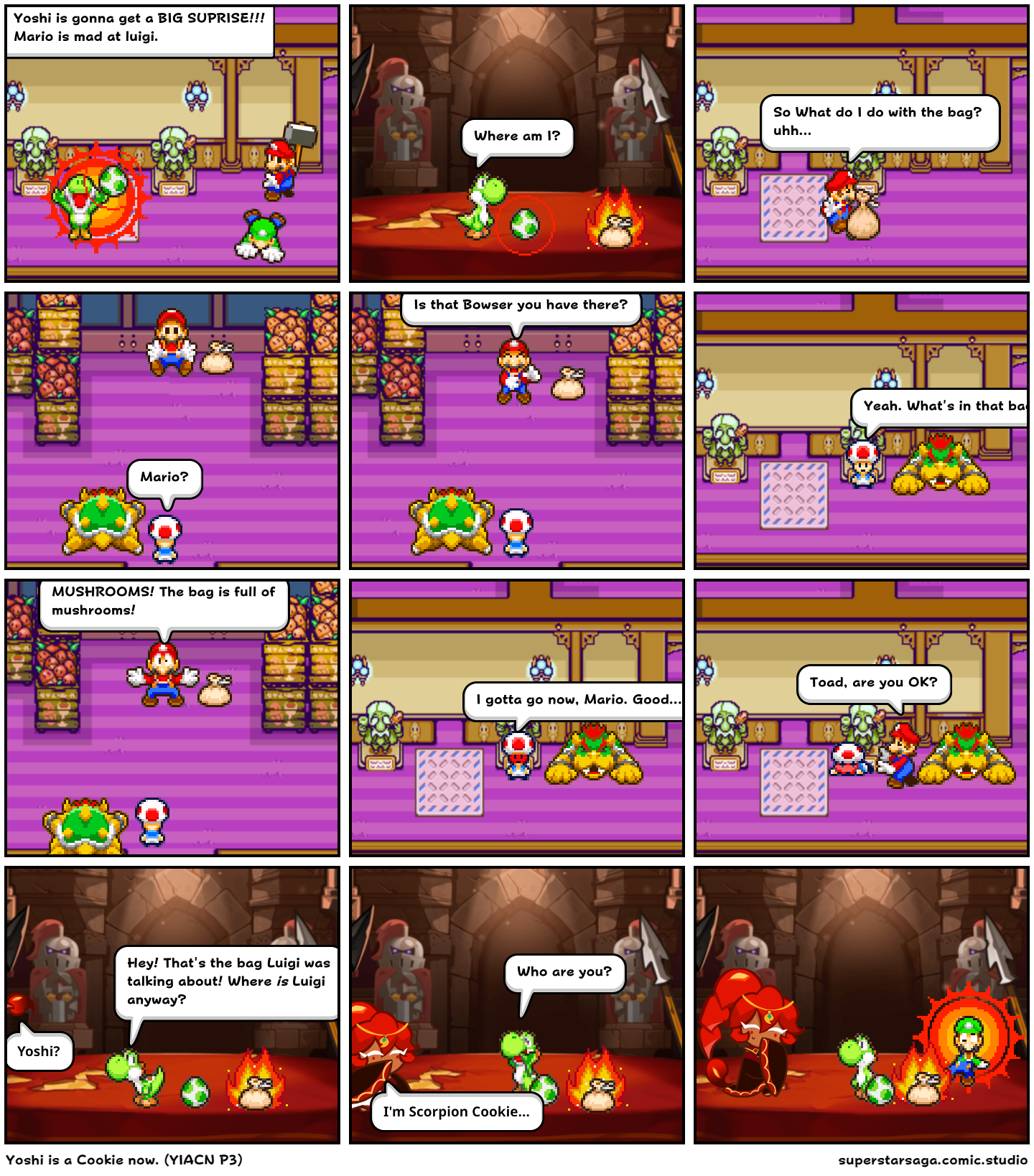 Yoshi is a Cookie now. (YIACN P3) - Comic Studio