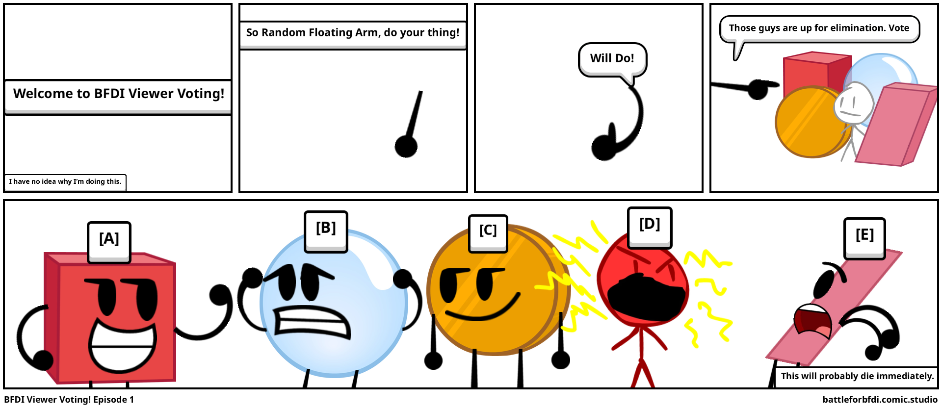 Browse BFDI Comics - Comic Studio