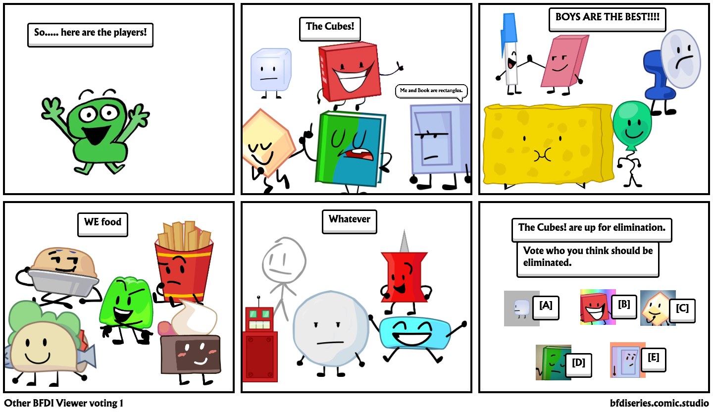 Browse BFDI Comics - Comic Studio