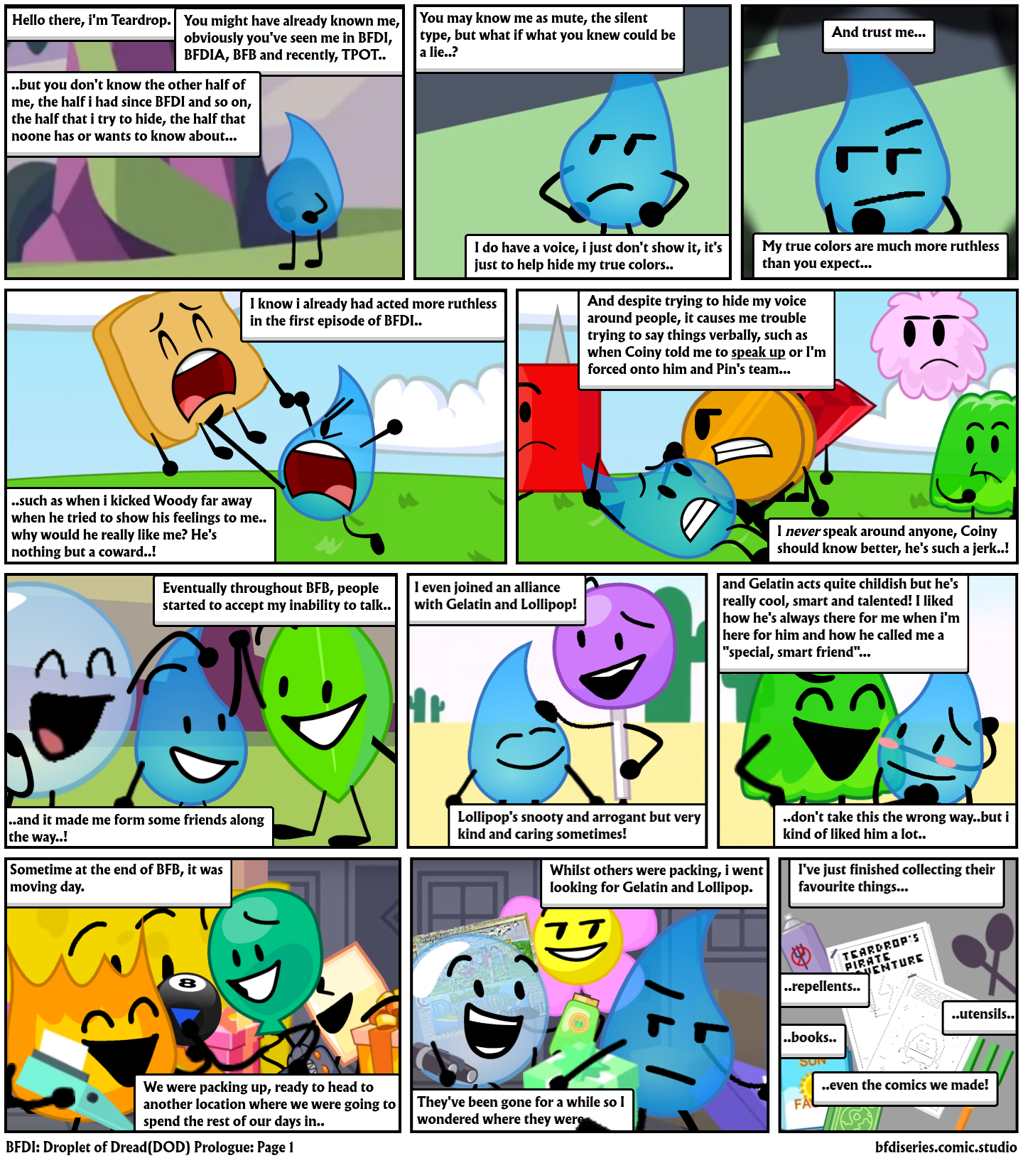 Browse BFDI Comics - Comic Studio