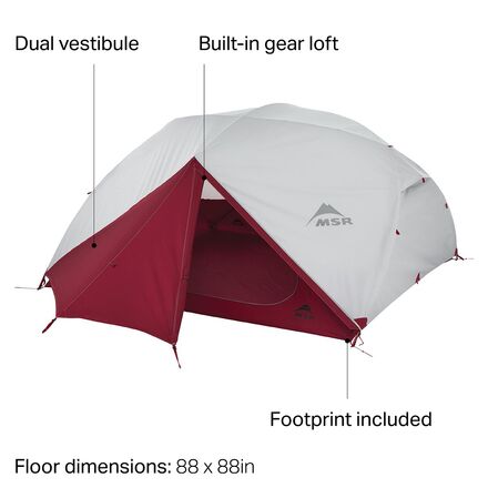 MSR - Elixir Tent: 4-Person 3-Season